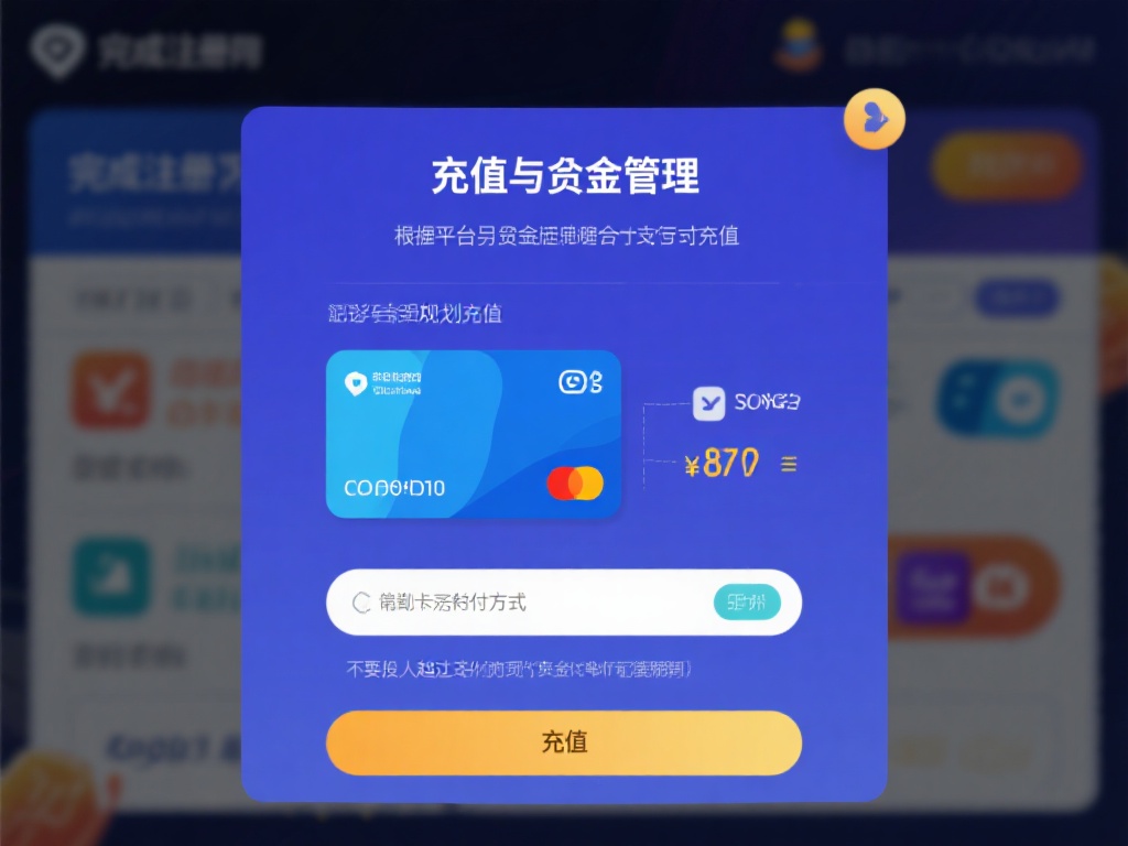 充值与资金管理
完成注册后，根据平台指引选择合适