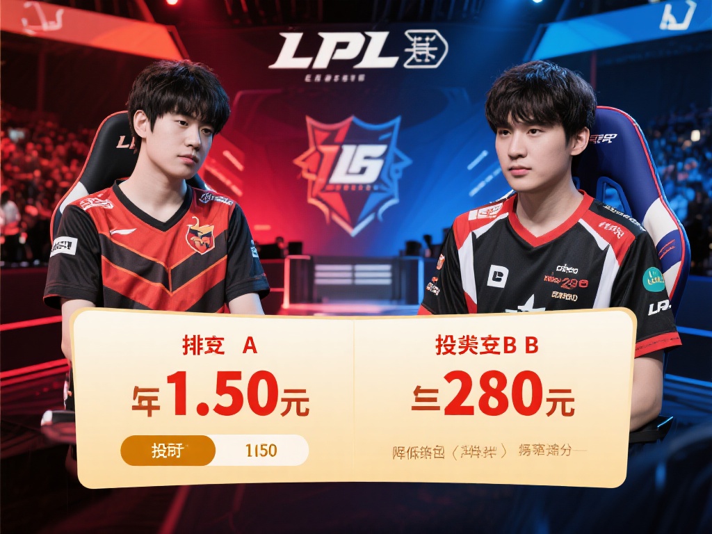 以一场LPL联赛为例，假设A队对阵B队，A队的赔率